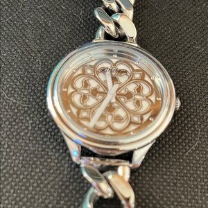 Brighton Silver and Brown Women's Watch